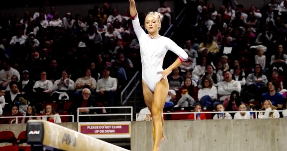 Years after sex abuse scandal, a young gymnast says 